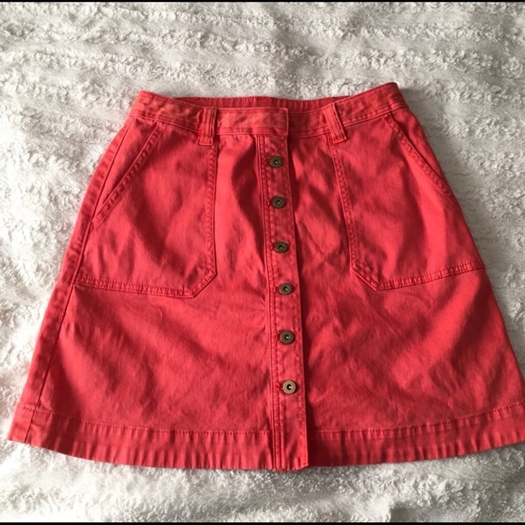 Pilcro & The Letterpress Button Down Skirt - Picture 4 of 5